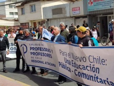 Profesores de la región de Atacama rechazaron la propuesta del Mineduc y continuarán en paro