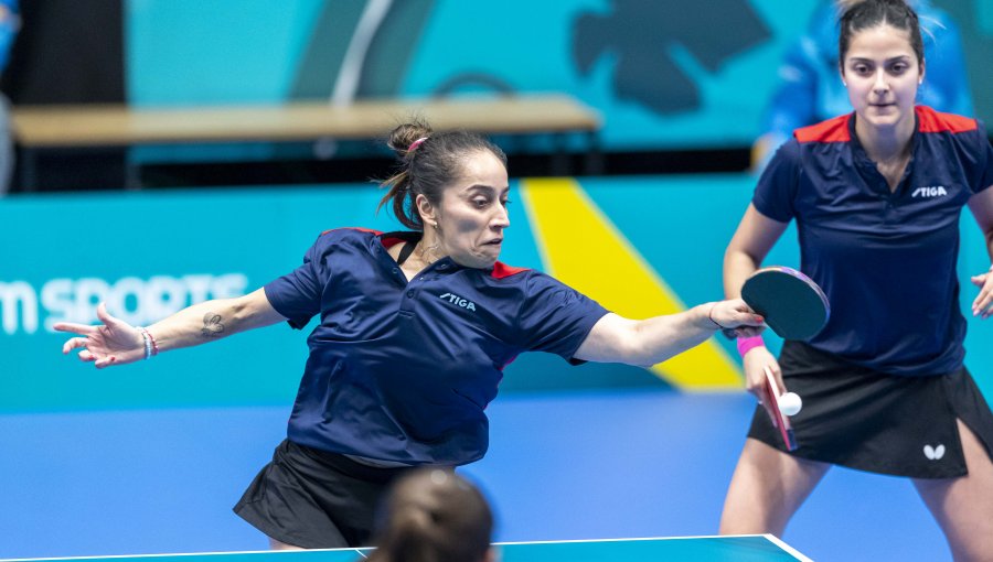 Tenis de mesa: Dupla femenina chilena no alcanza la final tras caer con Estados Unidos