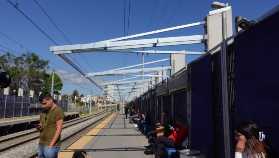 Un 54% de avance presentan las obras de accesibilidad universal en la Estación Quilpué