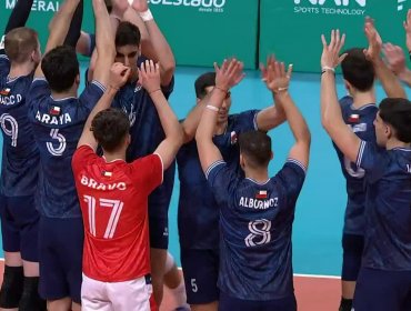 Chile derrotó a Puerto Rico y definirá su grupo ante Argentina en el vóleibol masculino de Santiago 2023