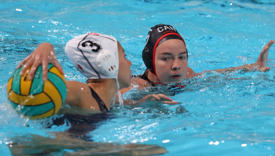 Canadá cierra la primera fase con campaña perfecta en polo acuático femenino en Santiago 2023