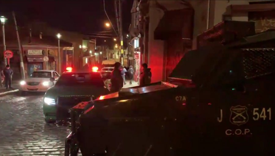 Balacera en centro de Valparaíso termina con un detenido