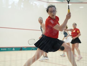 Dupla chilena de squash avanza a semifinales y asegura medalla de bronce