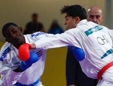 Enrique Villalón le dio la novena medalla de oro a Chile en la categoría -60 kilos del karate de Santiago 2023