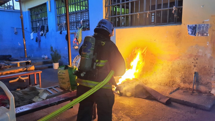 Simulacro de incendio movilizó a equipos de emergencia hasta la cárcel de Los Andes