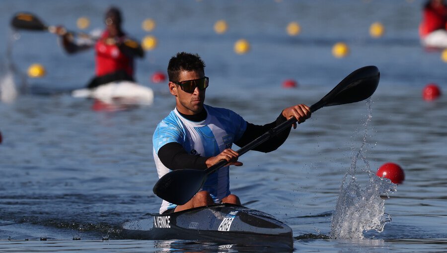 Agustín Vernice arrasó en el káyak y sumó oro para Argentina en los Juegos Panamericanos Santiago 2023