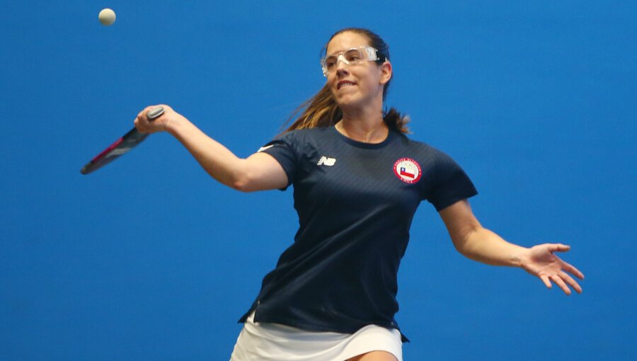 Rosario Valderrama sumó bronce para Chile en pelota vasca en Santiago 2023