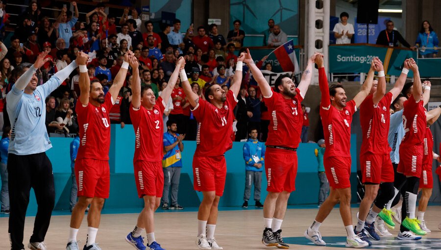 Bronce para Chile en el balonmano masculino en Santiago 2023