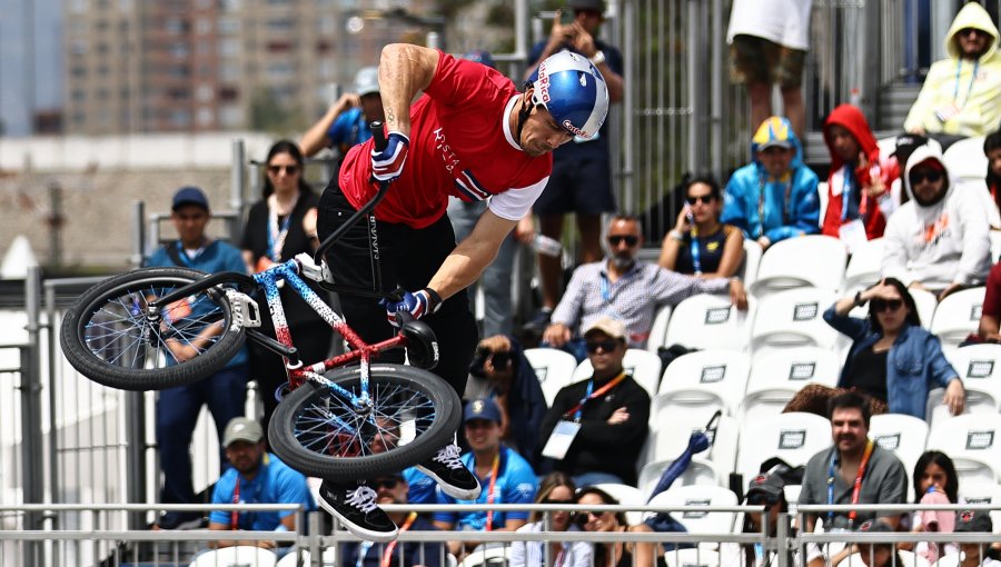 José Manuel Cedano rozó el oro para Chile en BMX freestyle