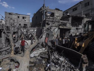 Al menos 17 palestinos fallecieron en nuevos bombardeos de Israel contra la Franja de Gaza