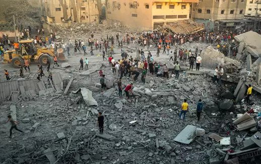 Más de 11 mil personas han muerto en la Franja de Gaza por los bombardeos israelíes