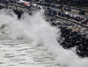 Lanzan alerta de marejadas para todas las costas del país