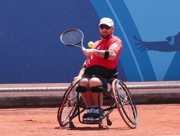 Chileno Diego Pérez pasa a los cuartos de final del tenis en silla de ruedas