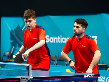 Ignacio Torres y Matías Pino ganan la décima medalla de oro para Chile en la categoría MD14 del para tenis de mesa