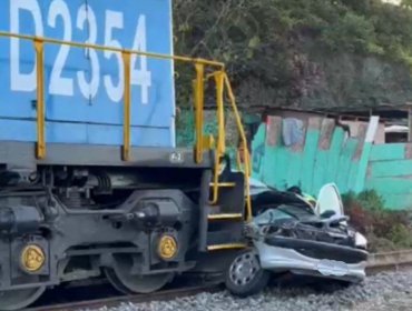 Refuerzan medidas de seguridad en cruce ferroviario donde se produjo tragedia familiar en el límite entre Concón y Quintero