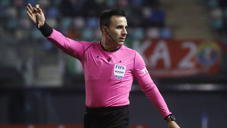 Piero Maza fue designado para arbitrar el clásico entre Brasil y Argentina por Clasificatorias