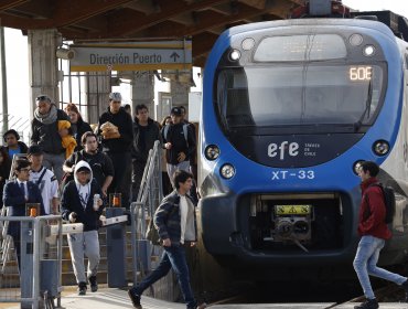 Obras de la futura estación Valencia originan la furia de pasajeros del Tren Limache-Puerto: reportan demoras de hasta media hora