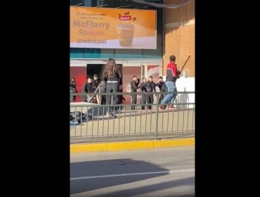 ¿Ola de delincuencia en el mall de Viña del Mar? Antisociales agredieron con fierros a guardias del recinto