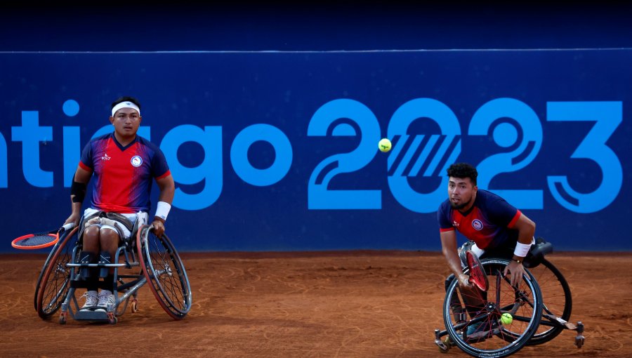 Alexander Cataldo y Brayan Tapia se quedaron con el bronce en dobles del tenis en silla de ruedas de Santiago 2023