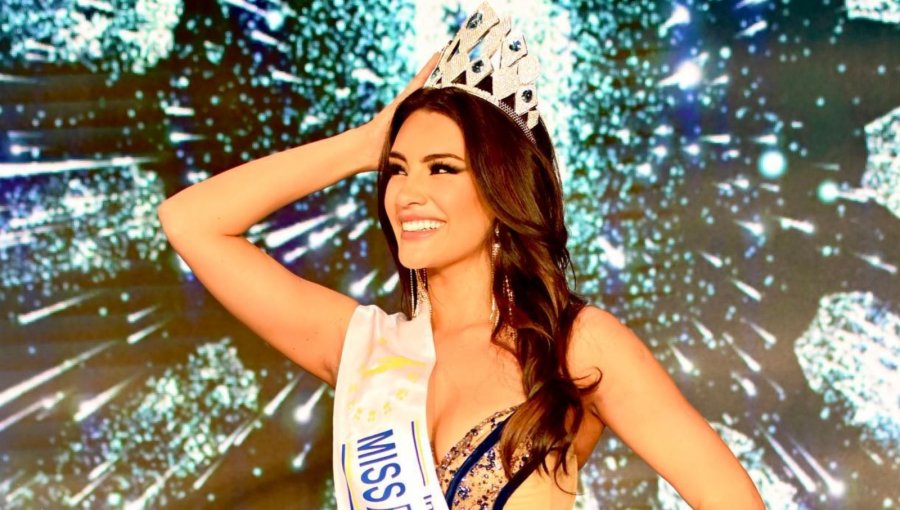 Representante chilena Camila Santander se corona como la nueva Miss Europe Continental 2024