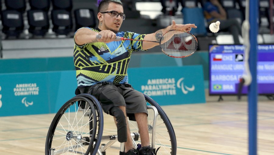 Jaime Aránguiz consigue medalla de oro para Chile en Parabádminton