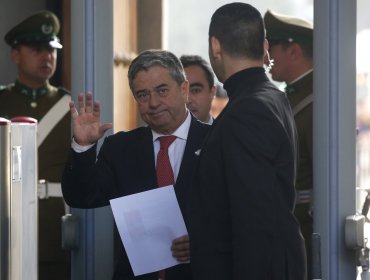 Presidente del Senado llega a La Moneda para acelerar agenda de seguridad: "Creo que hay un buen ánimo"