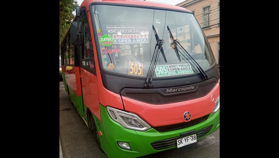 Impactante relato de la muerte de un conductor de micro en Valparaíso: perdió la vida tras altercado con pasajeros en el plan