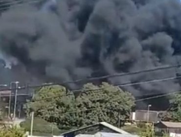 Seremi de Salud de Valparaíso entregó recomendaciones para evitar problemas de salud ante humo de incendio en Placilla