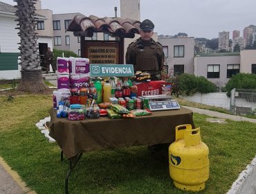 Detienen en Viña del Mar a dos hombres que mantenían especies que previamente habían sido robadas a un local en Concón