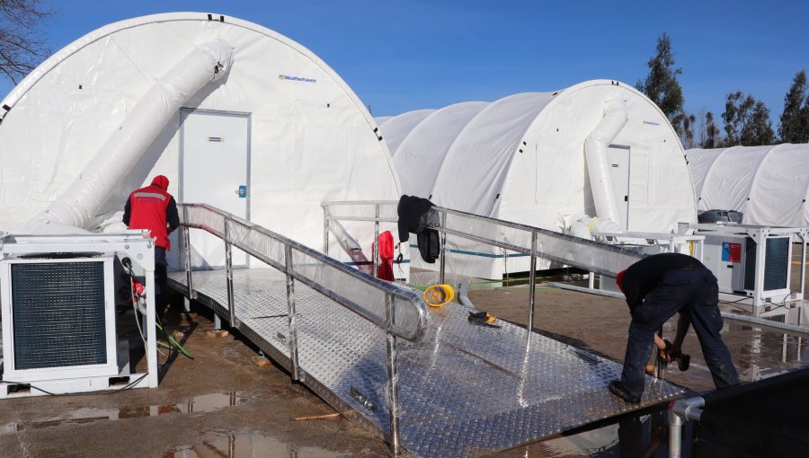 Instalaciones del Hospital Modular creado durante la pandemia en Limache será utilizado ahora por 82 personas mayores