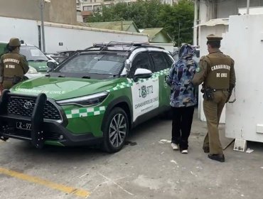 Dúo de ladrones fue detenido tras violento asalto a mujer en el centro de Viña del Mar