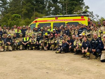 Bomberos de Valparaíso cuenta con el primer Equipo Forestal de Chile acreditado ante el Sistema Nacional de Operaciones