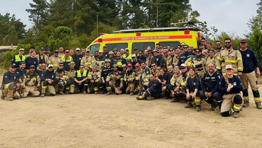 Bomberos de Valparaíso cuenta con el primer Equipo Forestal de Chile acreditado ante el Sistema Nacional de Operaciones