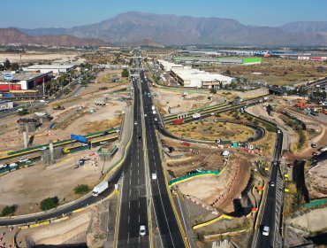 Obras de Vespucio Norte con el enlace de la ruta 68 llevan un 40% de avance: ha generado más de 400 empleos