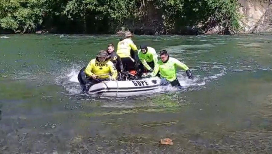 Encuentran cuerpo sin vida de adolescente de 16 años que había caído hace seis días al río Cautín en Vilcún