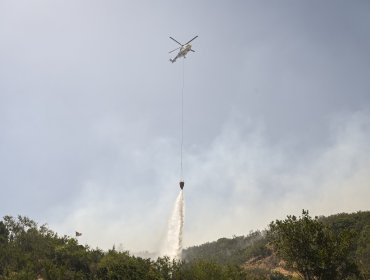 Cancelan la Alerta Roja y declaran Alerta Amarilla para la comuna de Villa Alemana por incendio forestal