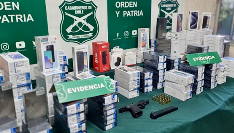 Capturan a banda de siete delincuentes que asaltó tienda de telefonía en Los Andes: celular encendido permitió llegar a ellos