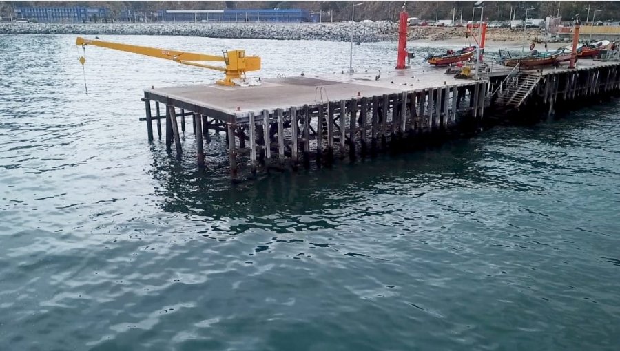 Obras en el muelle de Caleta Portales de Valparaíso serán entregadas en mayo de 2024