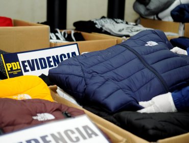 Incautan en sector Placilla de Valparaíso ropa deportiva falsificada que era comercializada por redes sociales