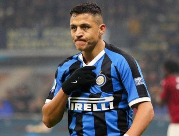 Distensión muscular aleja a Alexis Sánchez del duelo de Inter ante Lazio por Serie A