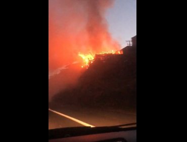 Tragedia en Quilpué: Dos adultos y un bebé perdieron la vida en incendio que consumió dos viviendas en Belloto Sur