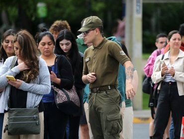 Casi 300 mil excusas se han presentado en Carabineros por estar a más de 200 kilómetros de los locales de votación