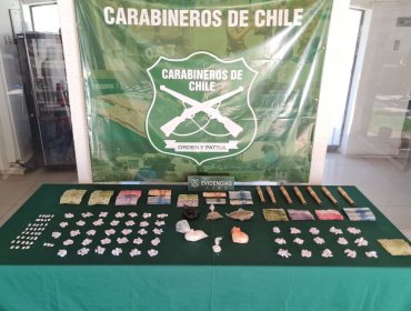 Cinco detenidos por tráfico de drogas en San Felipe: en ocho procedimientos, incautaron sustancias ilícitas y fuegos artificiales