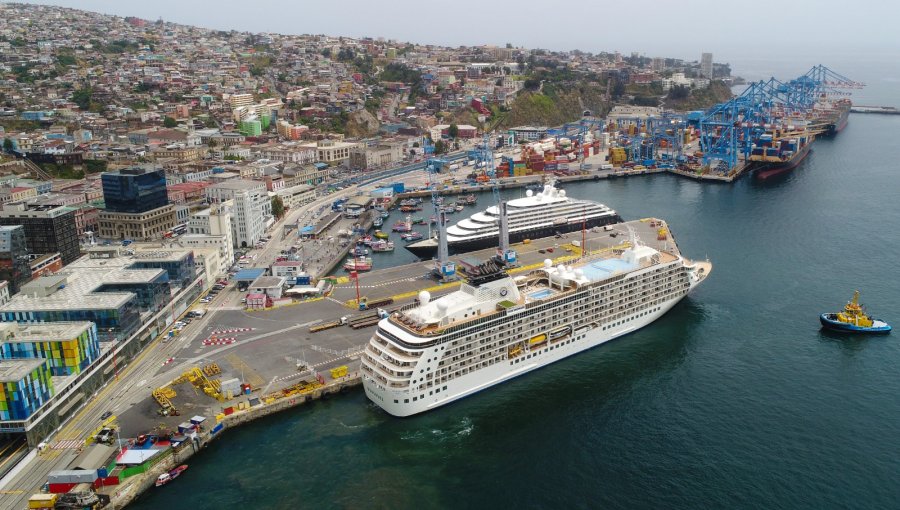 Tres cruceros en simultáneo tendrá Valparaíso este fin de semana: se esperan más de 8 mil visitantes