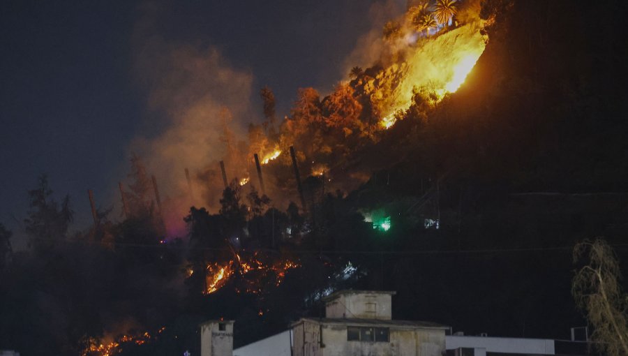 Cinco hectáreas ha consumido el incendio forestal en una de las laderas del Cerro San Cristóbal