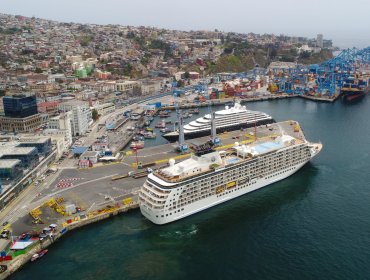 Tres cruceros en simultáneo tendrá Valparaíso este fin de semana: se esperan más de 8 mil visitantes