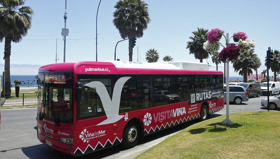 Bus eléctrico gratuito recorrerá el plan de Viña del Mar para reforzar el turismo sostenible