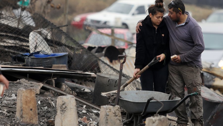 Incendio en San Ramón deja a una persona muerta y otra en riesgo vital