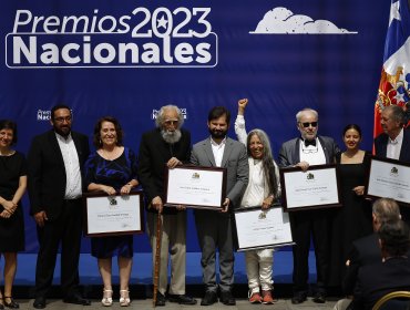 Presidente Boric encabeza la entrega de los Premios Nacionales 2023