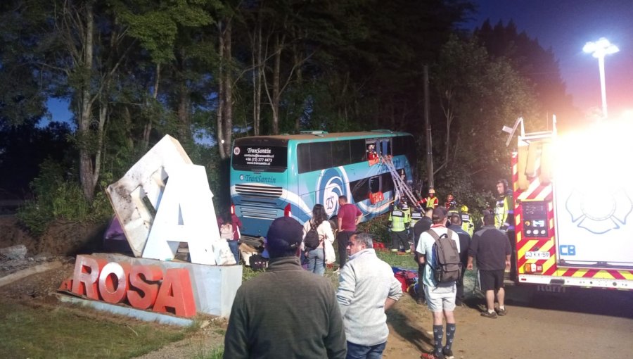 Choque de un bus en Gorbea deja a 19 personas heridas